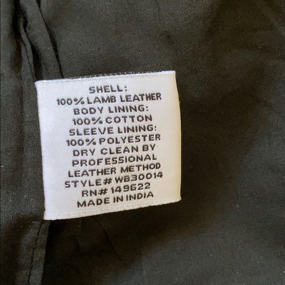 Walter Baker Allison Leather Moto Silver Jacket - Picture 9 of 16